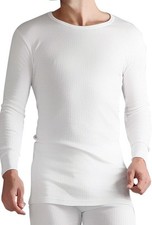 Heat Holders Mens Thermal Winter Warm Underwear Round Neck Long Sleeve Vest 