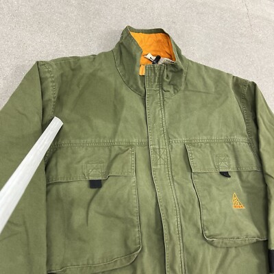 Vintage 90's Nike ACG Heavyweight Military Parka Coat Green AX1 | eBay