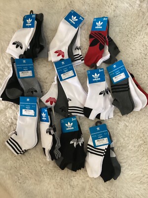 Adidas Originals Men's 3-Pair No show  quarter   Socks Size 6-12 $16