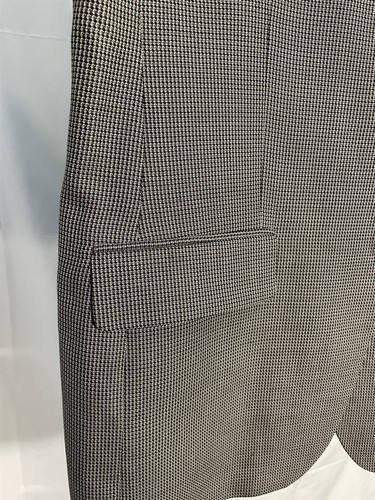 VTG John Nordstrom 42R Gray Pattern Lessona Silk & Wool 3Btn Sports Coat Jacket - Picture 3 of 8