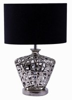 Klassische Tischleuchte E27 Verchromt H44Cm Touchlampe Tischlampe Leuchte Tisch