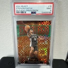 2024 PANINI SELECT EN FUEGO 15 STEPHON CASTLE GREEN PRIZM PSA 9 4/5