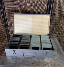 Vintage Brumberger Case with Metal and Ektochrome Slides