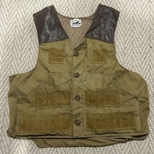 Vintage Duxbak Shotgun Hunting Vest Duck Canvas Large