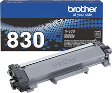 Genuine TN830 Black Standard Yield Printer Toner Cartridge - Print up to 1,200 P