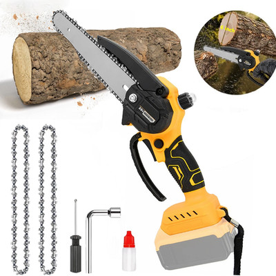 6'' Mini Chainsaw for Dewalt 20V Battery,Handheld Portable Electric Chain saw