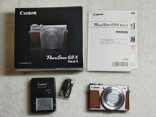 Canon PowerShot G9 X Mark II Silver Compact Digital Camera with Accessories