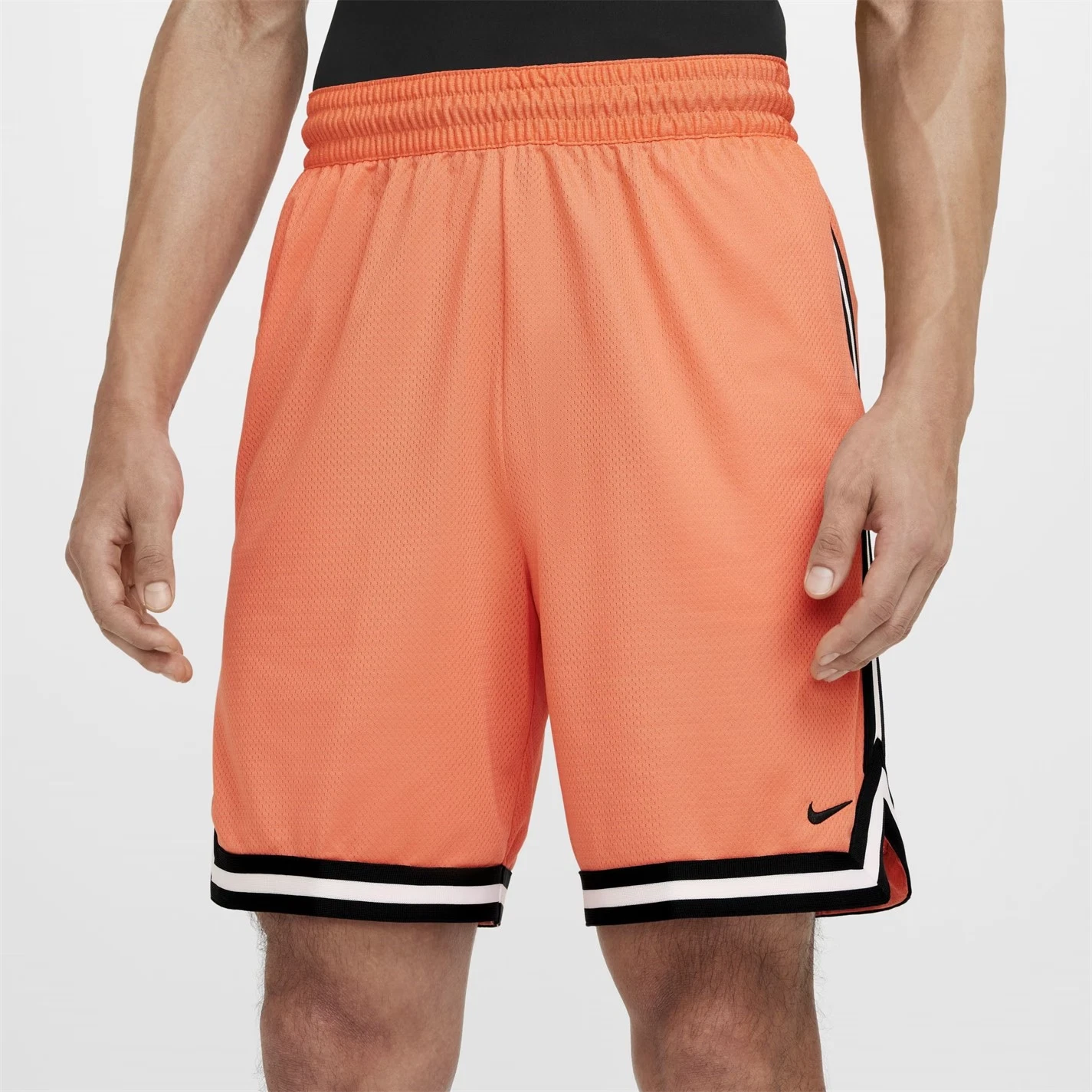 Mens Nike DNA Dri-FIT Basketball Shorts - Mango Orange