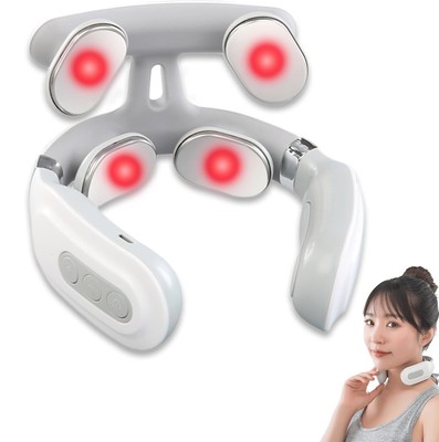Vitality Magic Pro 2.0 Neck Massager, 4 Head Heated Electric Necks Massagers