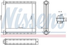Wärmetauscher Innenraumheizung NISSENS 707278 DENSO für VW GOLF 8 CD1 DA1 7 5G1