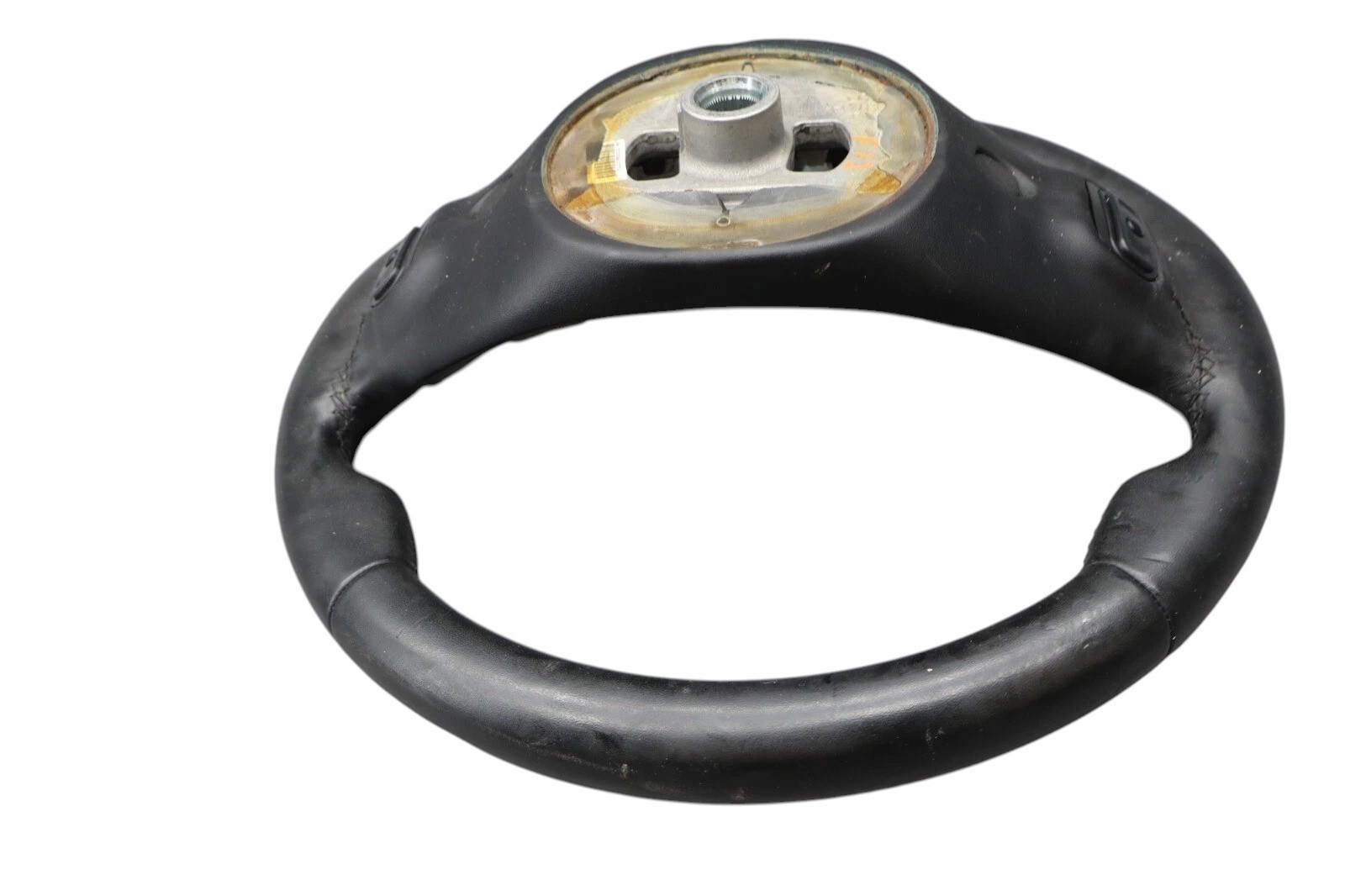 14-17 Maserati Ghibli Steering Wheel W/ Paddle Shifters 3 Spoke 670044602 Oem