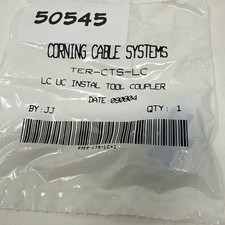 Corning TER-CTS-LC LC UC Fiber Optic Installation Tool Coupler