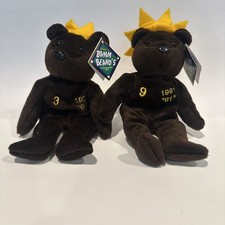 NWT MLB New York Yankees Bamm Beano's Babe Ruth And Roger Maris Plush Lot
