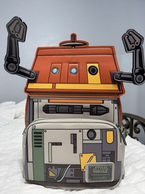 Loungefly  Star Wars Rebels Chopper C1-10P Mini Backpack NEW Moving Arms NWT