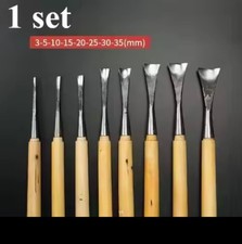 Wood Carving Tool Set Half Round Gouge Arc Chisel Knives 3-35mm Forged