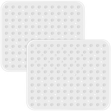 Coopay 2 Pack Kitchen Sink Mat Plastic Protect 12.6 x 10.5 Inches, Clear