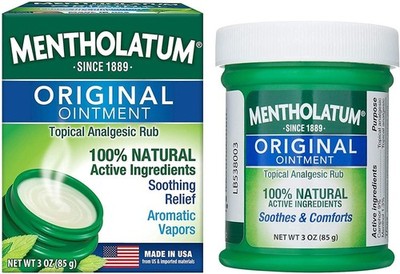 Mentholatum Ointment Topical Analgesic Rub 3 oz. (3-Pack)