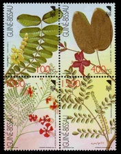 GUINEA BISSAU 933 - West African Trees "Se-tenant Block" (pc33545)