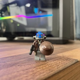 LEGO Star Wars Cad Bane Minifigure sw0285 Clone Wars Set 8098 Missing Hat