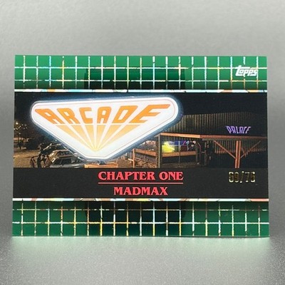 2025 Topps High-Tek Stranger Things Madmax Palace Arcade Green /75 Card C-9