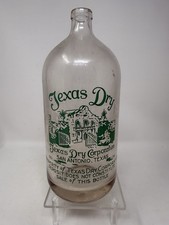 TEXAS DRY TEXAS DRY CORPORATION SAN ANTONIO, TEXAS ACL ALAMO SELTZER BOTTLE 