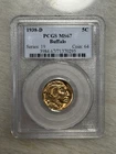 1938-D 5C Buffalo Nickel. PCGS MS-67