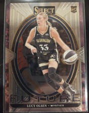 2025 Panini Select WNBA - Select Future Lucy Olsen #18 (RC) Washington Mystics 