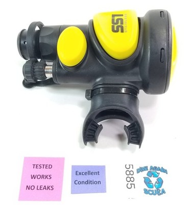 Atomic Aquatics SS1 Sicherer Zweiter BC BCD Octo Inflator Scuba Tauchgelb Luft 2