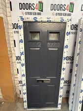 Brand New  Anthracite Grey Composite Door In white Frame 900 X 2020 Mm