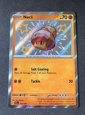 Nacli 176/091 - Shiny Holo Rare - Paldean Fates Pokemon Card NM