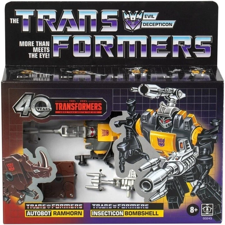 Bombshell and Ramhorn Set of 2 | Transformers the Movie | Transformers G1 Retro - Image 4 of 4
