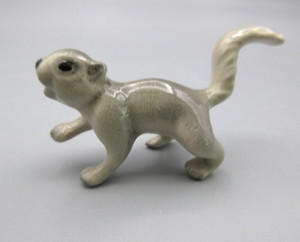 HTF Retired Hagen Renaker Glossy Baby Grey Squirrel Paw Up - Cute!