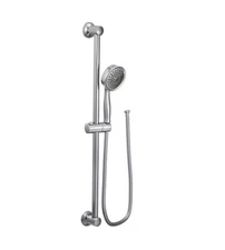 Moen 3668EP Single Function Hand Shower Package with Hose and Slide Bar Included
