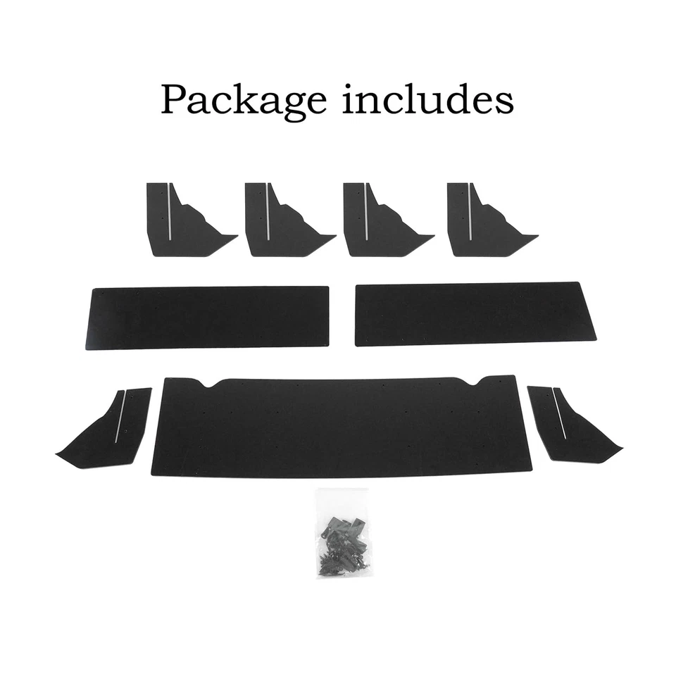  Rear Diffuser for Dodge Challenger Shark Fin Style Splitter Diffuser Spoiler - Image 3 of 4