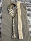 Vintage TOWLE Sterling Silver & Stainless Pierced Vegetable Spoon 9 1/2”