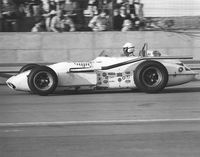 Mario Andretti wheel of Al Dean's Dean Van Lines Special at Bobby - Old Photo