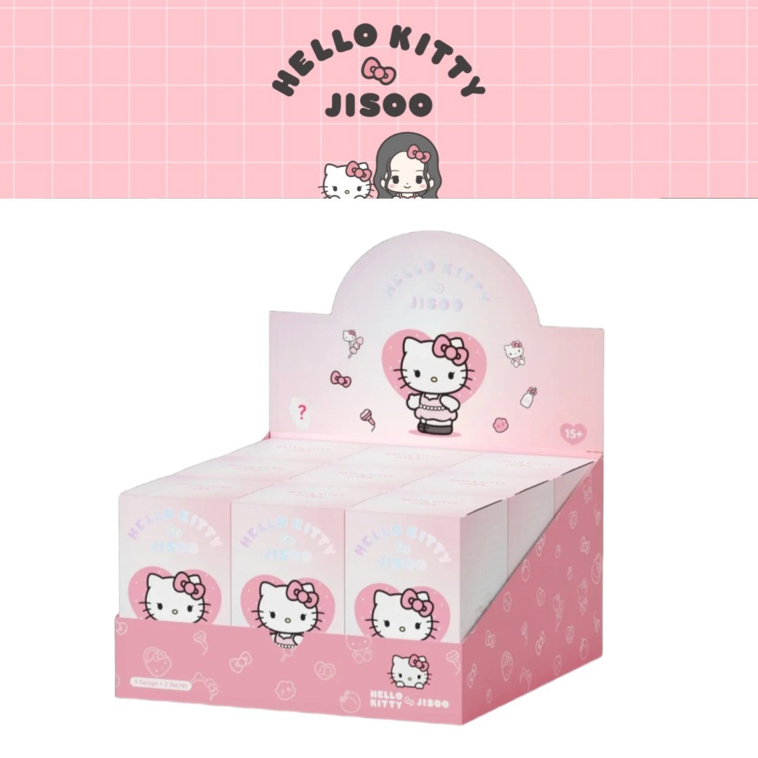 Blackpink Jisoo x Hello Kitty Random Plush Keychain Set (9EA) | eBay