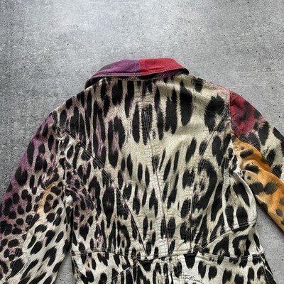 Vintage Roberto Cavalli Just Cavalli Leopard Print Jacket Blazer