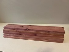 5 Piece Aromatic Eastern Red Cedar 3" wide 24" long 13/16  thick