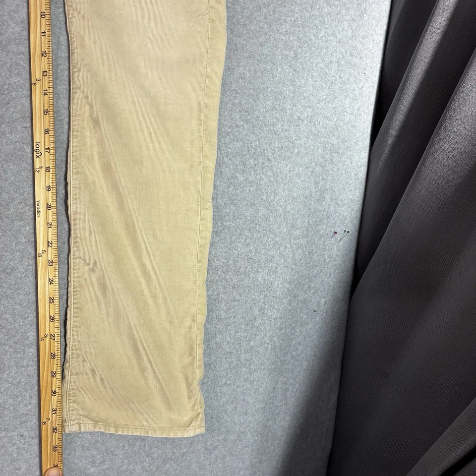 Pantalones informales de pana tostados estándar de pierna recta para hombre talla 33 7 for All Mankind Foto 3 de 4