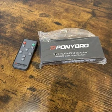 DPONYBRO HDR HDMI 4x1 and Audio Extractor 4K@60Hz UHD, ARC, Auto Switch NEW