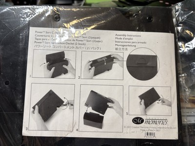 (New) (Sealed) Creative Memories Power Sort Compartment Covers 2007 Pack of 2