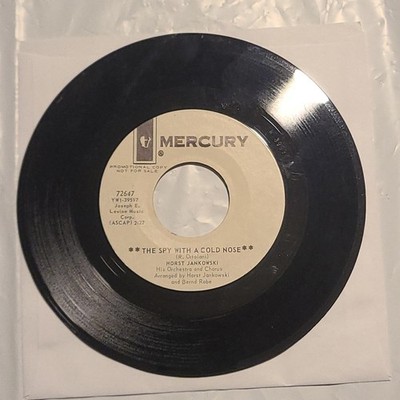 Horst Jankowski - The Spy With A Cold Nose/ Big, Big River - Mercury 45 Record