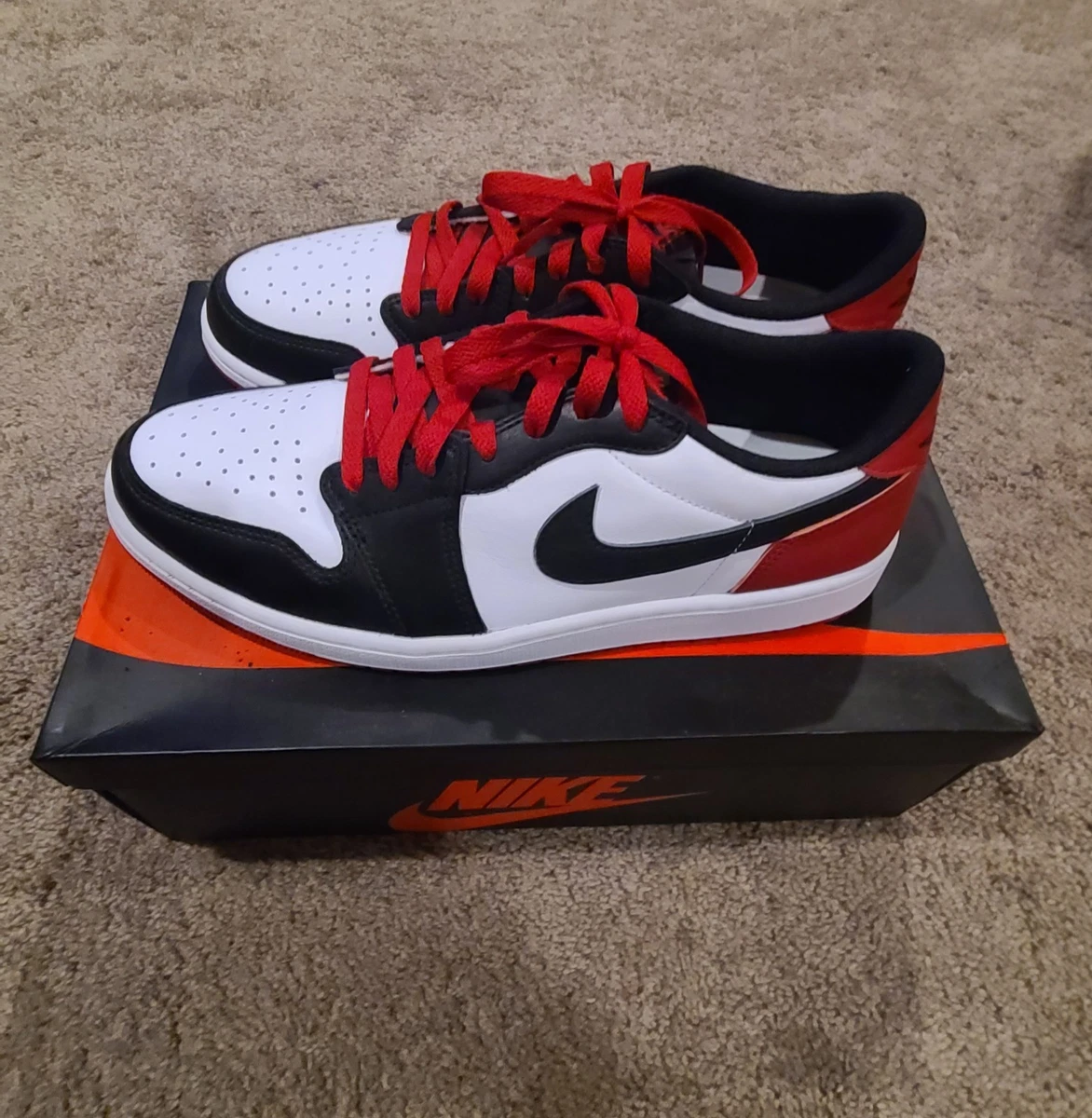 Jordan 1 Retro OG Low Black Toe for Sale | Authenticity Guaranteed