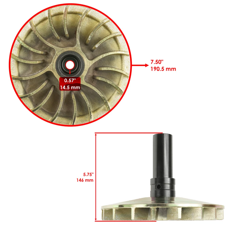 Embrague de transmisión primaria mitad interior para Can-Am Outlander 850/MAX 850 2016-2024 Foto 2 de 4