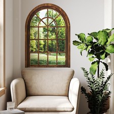 Faux Window Wall Sticker Decal Art Mural Decoration Removable Modern PVC