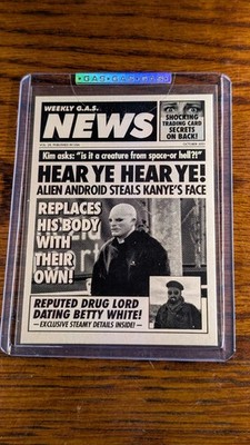G.A.S. Trading Cards #28 Hear Ye Hear Ye! Rookie Card GAS Kanye West ULTRA RARE