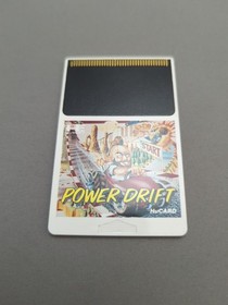 * Power Drift (PC Engine) Japan Import HuCard And Manual