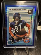2025 Panini Donruss Optic- Rated Rookie Luther Burden #275 Blue Hyper Prizm (RC)