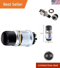 Universal Waterproof Push Button Switch - 12V 50A for Automotive Marine Use